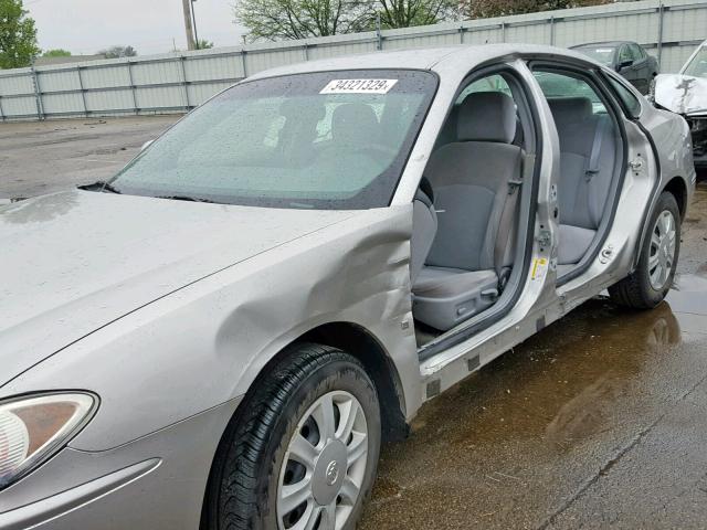 2G4WC582X71120239 - 2007 BUICK LACROSSE C SILVER photo 9