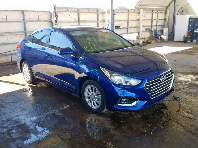 3KPC24A35KE038809 - 2019 HYUNDAI ACCENT SE BLUE photo 1