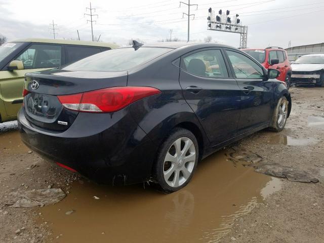 KMHDH4AE8DU009809 - 2013 HYUNDAI ELANTRA GLS  photo 4