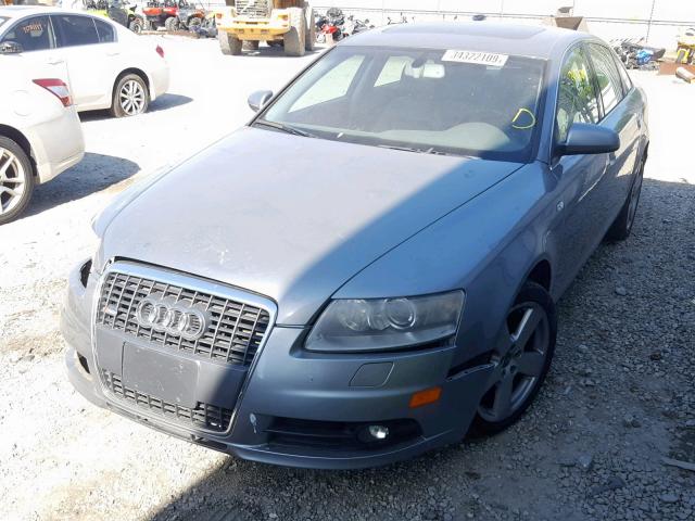 WAUDH74F08N111953 - 2008 AUDI A6 3.2 QUA GRAY photo 2