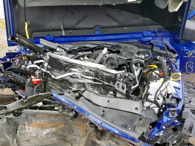 1C4GJXAG4KW509377 - 2019 JEEP WRANGLER S 蓝色 照片 7