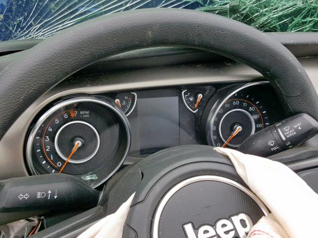 1C4GJXAG4KW509377 - 2019 JEEP WRANGLER S 蓝色 照片 8