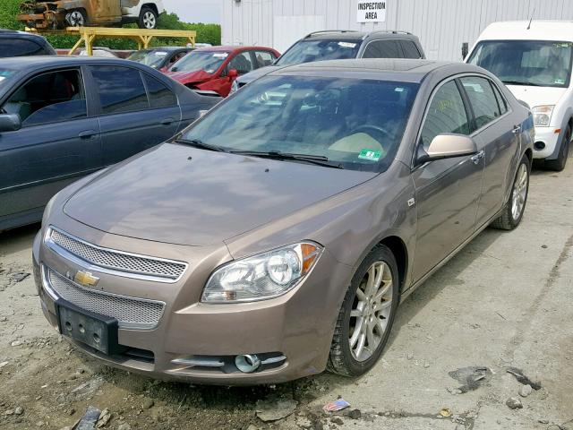 1G1ZK57768F213344 - 2008 CHEVROLET MALIBU LTZ BEIGE photo 2