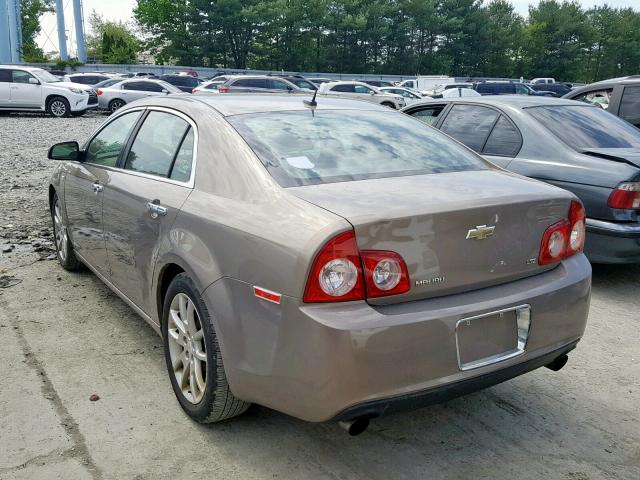 1G1ZK57768F213344 - 2008 CHEVROLET MALIBU LTZ BEIGE photo 3