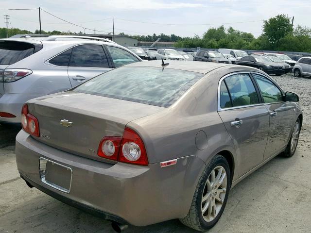 1G1ZK57768F213344 - 2008 CHEVROLET MALIBU LTZ BEIGE photo 4