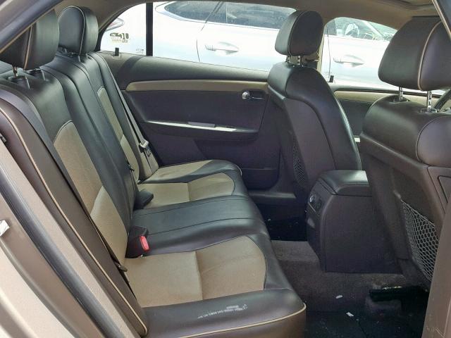 1G1ZK57768F213344 - 2008 CHEVROLET MALIBU LTZ BEIGE photo 6