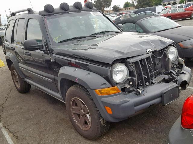 1J4GK38K35W526962 - 2005 JEEP LIBERTY RE BLACK photo 1