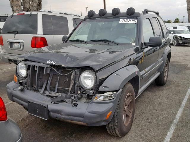 1J4GK38K35W526962 - 2005 JEEP LIBERTY RE BLACK photo 2