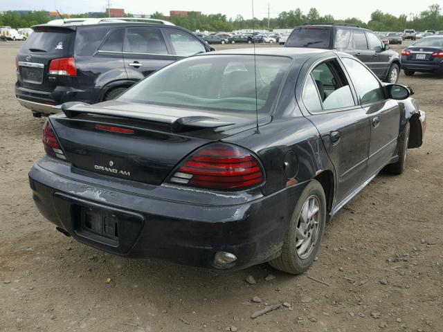 1G2NE52F44M678291 - 2004 PONTIAC GRAND AM S BLACK photo 4