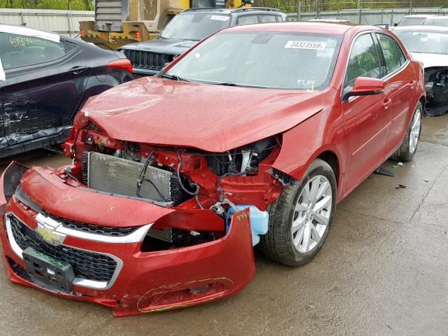 1G11E5SL1EF246255 - 2014 CHEVROLET MALIBU 2LT RED photo 2