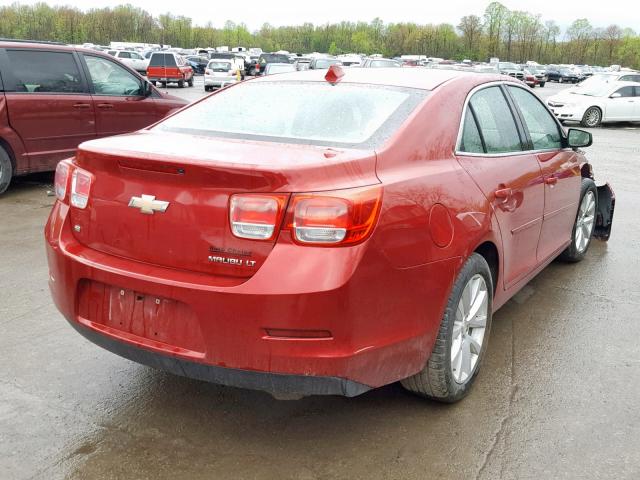 1G11E5SL1EF246255 - 2014 CHEVROLET MALIBU 2LT RED photo 4