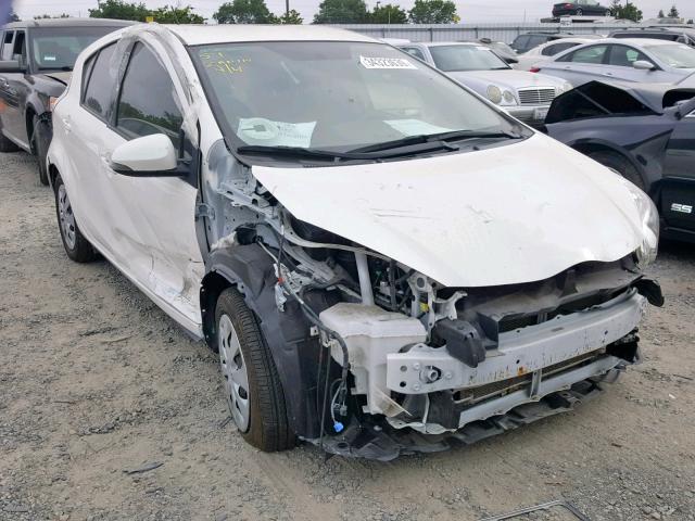 JTDKDTB36E1559754 - 2014 TOYOTA PRIUS C WHITE photo 1