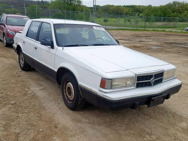 1B3XC46R0PD154487 - 1993 DODGE DYNASTY WHITE photo 1