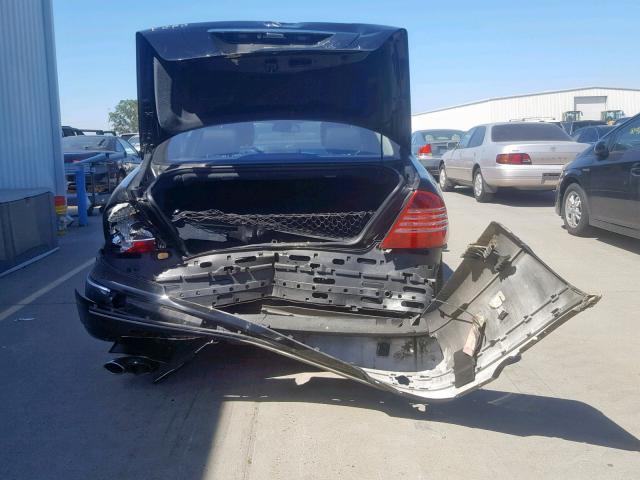 WDBNG70J63A353682 - 2003 MERCEDES-BENZ S 430 BLACK photo 9