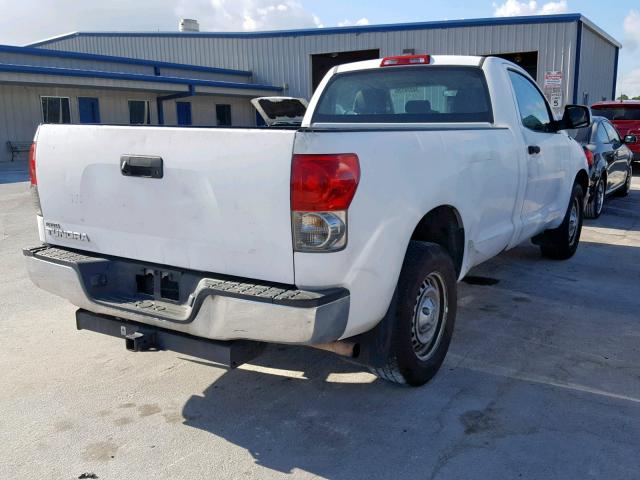 5TFLU52179X017497 - 2009 TOYOTA TUNDRA WHITE photo 4