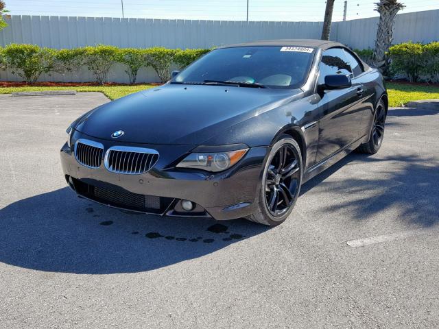 WBAEK73425B324888 - 2005 BMW 645CI BLACK photo 2