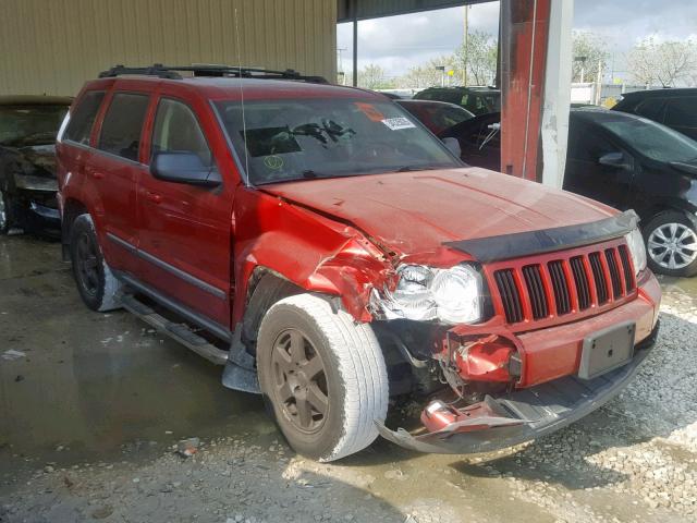 1J8GR48K69C555718 - 2009 JEEP GRAND CHER RED photo 1