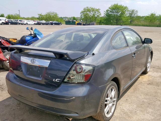 JTKDE177360104687 - 2006 TOYOTA SCION TC ლურჯი ფოტო 4