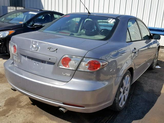 1YVHP80D965M16053 - 2006 MAZDA 6 GRAY photo 4