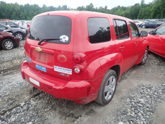 3GNCA13B29S623226 - 2009 CHEVROLET HHR LS Қызыл фото 4