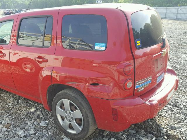 3GNCA13B29S623226 - 2009 CHEVROLET HHR LS Қызыл фото 9