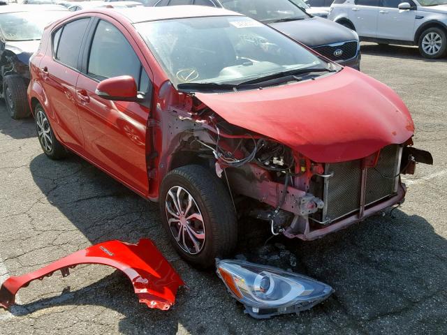 JTDKDTB38F1576864 - 2015 TOYOTA PRIUS C RED photo 1