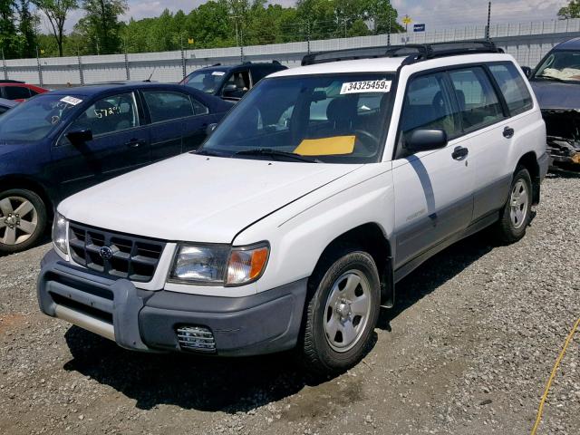 JF1SF6353XH703949 - 1999 SUBARU FORESTER L WHITE photo 2