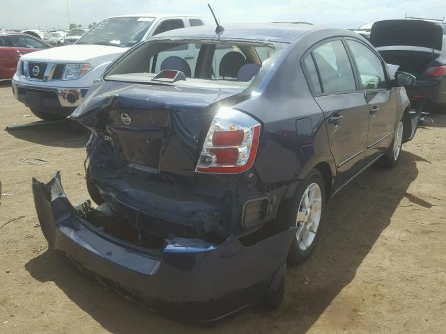 3N1AB61E48L665612 - 2008 NISSAN SENTRA 2.0 BLUE photo 4