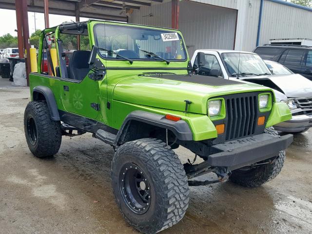 2J4FY19E9KJ119108 - 1989 JEEP WRANGLER / GREEN photo 1