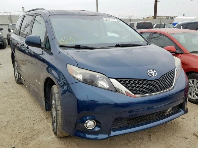 5TDXK3DC1BS104589 - 2011 TOYOTA SIENNA SPO GREEN photo 1