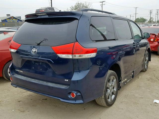 5TDXK3DC1BS104589 - 2011 TOYOTA SIENNA SPO GREEN photo 4