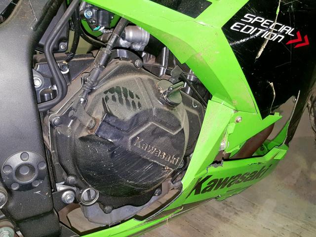 JKAEX8B15EA004577 - 2014 KAWASAKI EX300 B GREEN photo 7