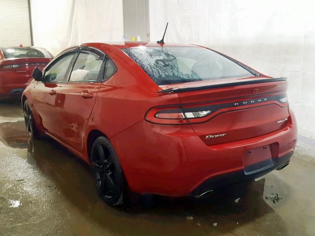 1C3CDFBB5FD403447 - 2015 DODGE DART SXT RED photo 3