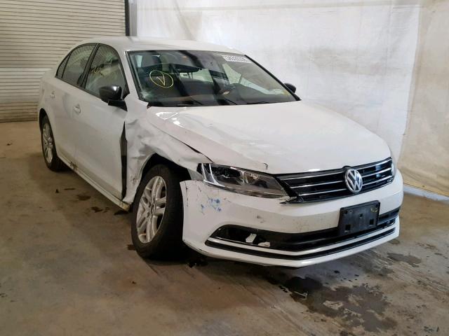 3VW1K7AJ9FM253352 - 2015 VOLKSWAGEN JETTA BASE WHITE photo 1