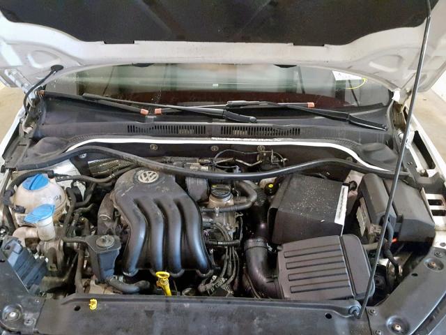 3VW1K7AJ9FM253352 - 2015 VOLKSWAGEN JETTA BASE WHITE photo 7