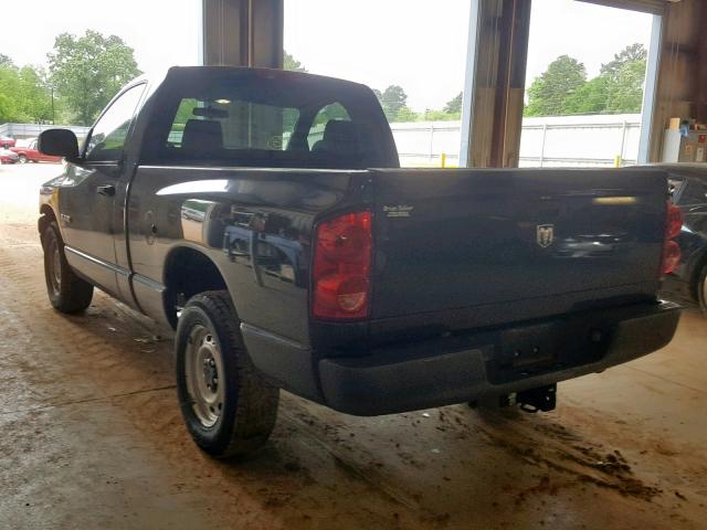 1D7HA16K58J198486 - 2008 DODGE RAM 1500 S BLACK photo 3