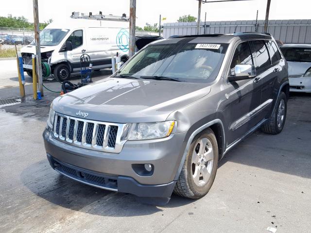 1J4RR6GT0BC690313 - 2011 JEEP GRAND CHER GRAY photo 2