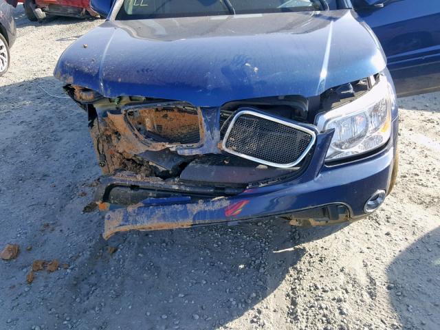 2CKDL43F686291339 - 2008 PONTIAC TORRENT BLUE photo 7