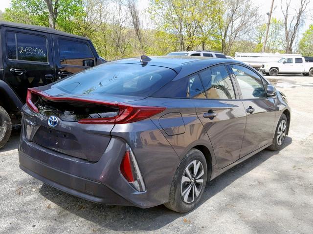 JTDKARFPXH3033094 - 2017 TOYOTA PRIUS PRIM 灰色 照片 4