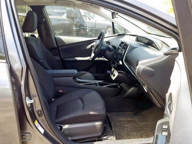 JTDKARFPXH3033094 - 2017 TOYOTA PRIUS PRIM 灰色 照片 5