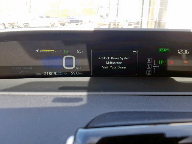 JTDKARFPXH3033094 - 2017 TOYOTA PRIUS PRIM 灰色 照片 8