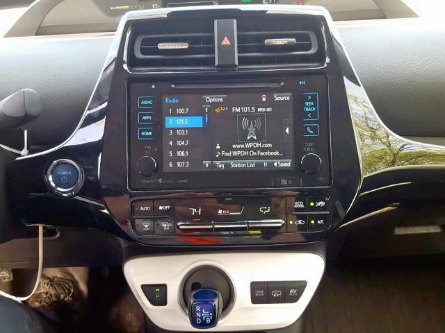 JTDKARFPXH3033094 - 2017 TOYOTA PRIUS PRIM 灰色 照片 9