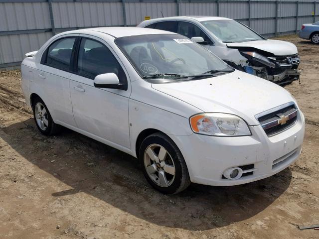 KL1TD56648B276666 - 2008 CHEVROLET AVEO BASE Ақ фото 1