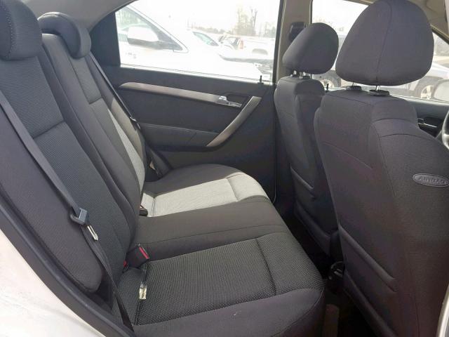 KL1TD56648B276666 - 2008 CHEVROLET AVEO BASE Ақ фото 6