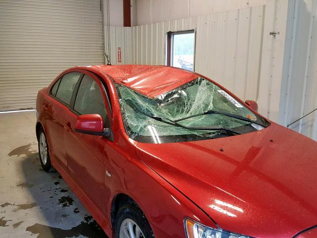 JA32V2FW0CU029348 - 2012 MITSUBISHI LANCER SE RED photo 9