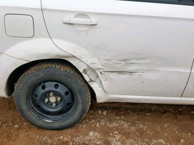 KL1TD566X7B135518 - 2007 CHEVROLET AVEO BASE Ақ фото 9