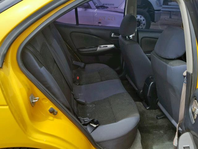 3N1AB51D74L734739 - 2004 NISSAN SENTRA SE- YELLOW photo 6