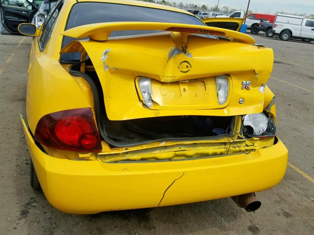 3N1AB51D74L734739 - 2004 NISSAN SENTRA SE- YELLOW photo 9