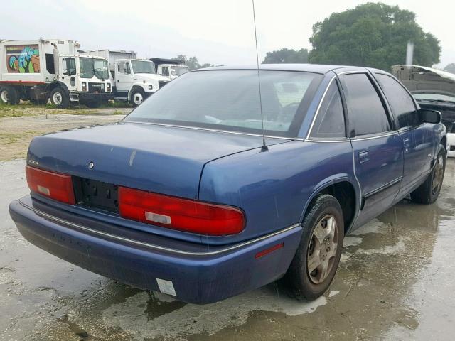 2G4WB52M0S1496230 - 1995 BUICK REGAL CUST BLUE photo 4