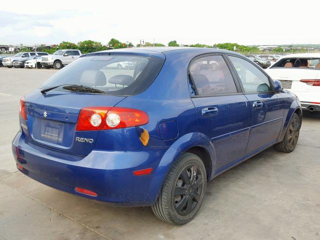 KL5JD66Z28K873126 - 2008 SUZUKI RENO BASE BLUE photo 4